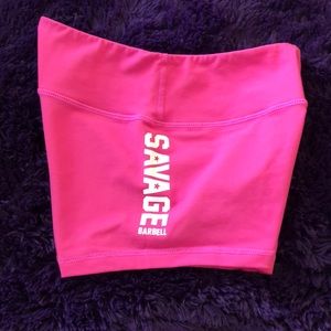 Savage barbell shorts